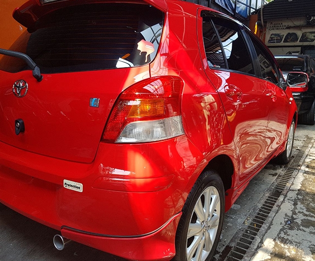 Hasil Sealen Purish Mobil Yaris