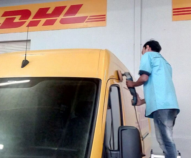 PROSES POLES BODY <b>MERCY SPRINTER DHL</b>