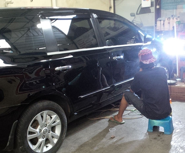 PROSES POLES BODY <b>NISSAN GRAND LIVINA</b>