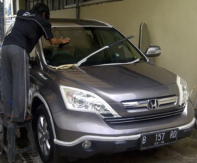 PROSES JAMUR KACA <b>HONDA CRV</b>